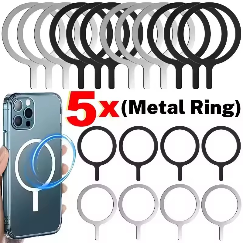 Car Phone Holder - Universeller Magnetischer Metallring aus Edelstahl für