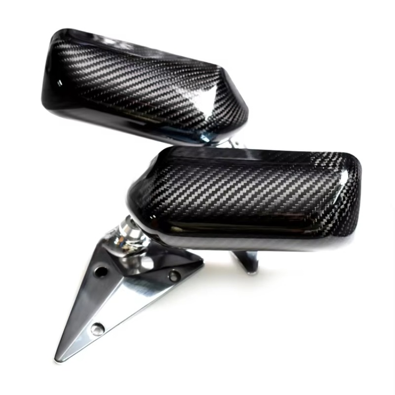 Car Mirror - Universelle F1-Style Seitenspiegel aus Echtcarbon mit