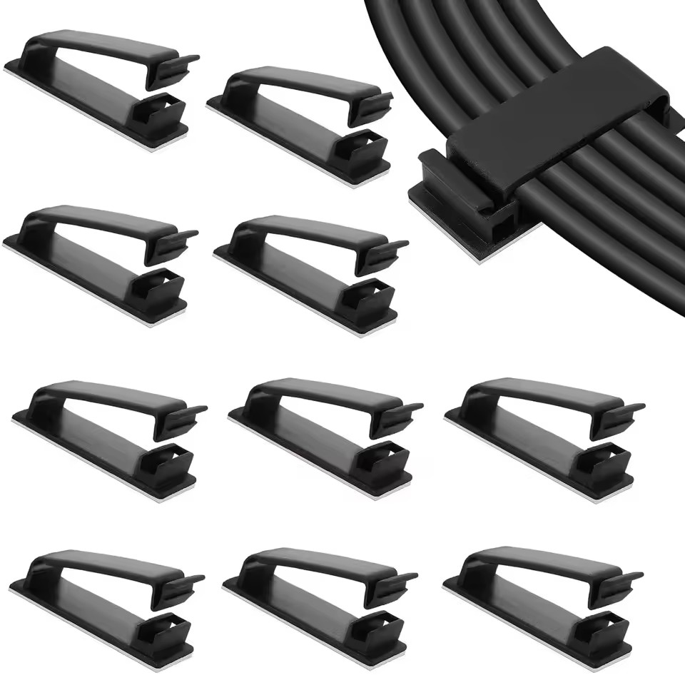 Car Organizer - Selbstklebender Kabelorganisator, Kabelklemmen, Halter, Kabelmanagement, Auto-USB-Datenkabel,