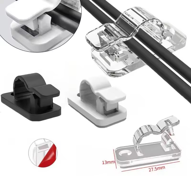 Car Cable Organizer - Selbstklebende Kabelklemmen, Kabelmanagement, Kabelorganisatoren, Schreibtisch-Organizer, Klemme