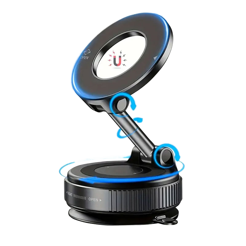 Car Vacuum - Starker Magnet Handyhalter mit Saugnapf Auto-Navigationshalterung