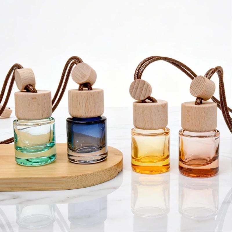 Car Air Freshener - Mini Runder Anhänger Ätherisches Öl Diffusor