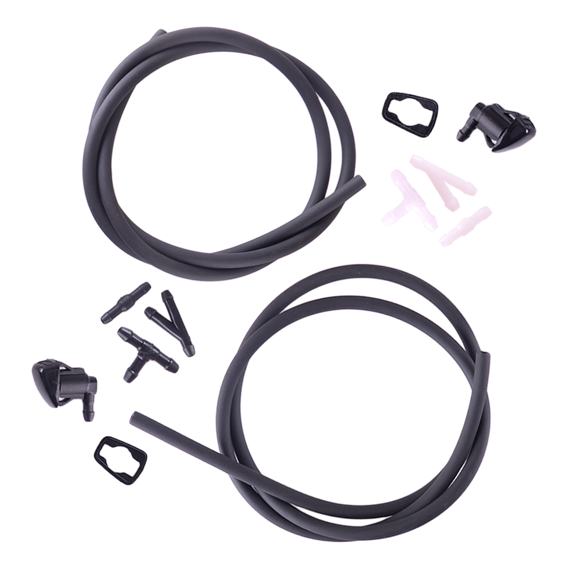 Car Wiper - 55372143AB 1 Paar Auto-Scheibenwischer-Sprühdüsen-Set mit Schlauch