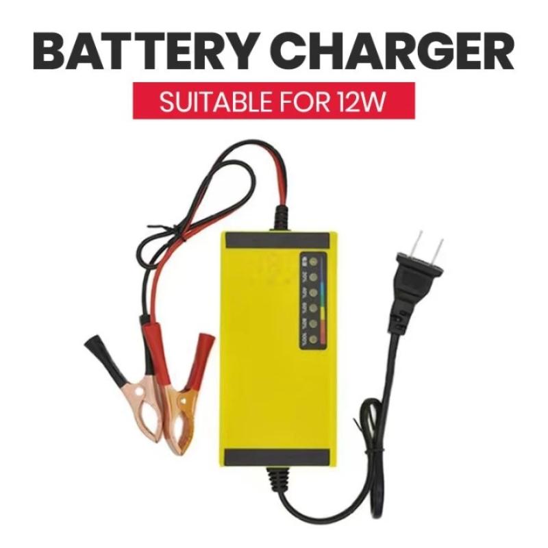 Car Charger - 12V 4AH-20AH Autobatterie-Ladegerät 220V Power Puls