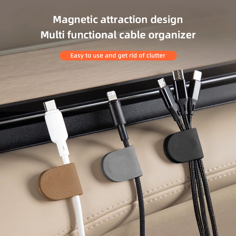 1/2/4 Stück magnetischer Kabel – Car Cable Organizer Bewertung und Preis